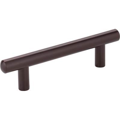 96 mm Center-to-Center Dark Bronze Key Largo Cabinet Bar Pull by Jeffrey Alexander