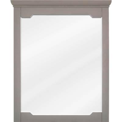 28'' W x 1-1/2'' D x 34'' H Grey Chatham mirror by Jeffrey Alexander