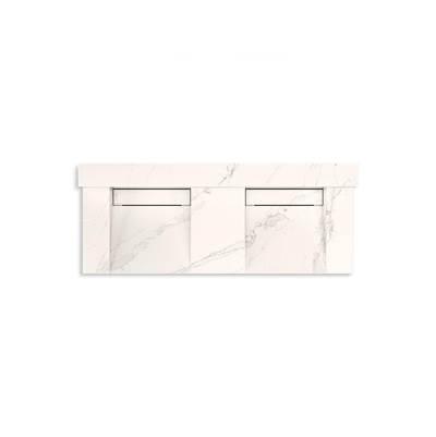 ConstellationE 60'' wall-mount basin lavatory system with backsplash by Kohler