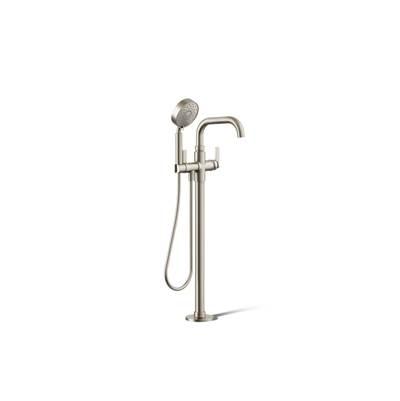 CastiaE by Studio McGee Floor-mount bath filler trim with handshower by Kohler