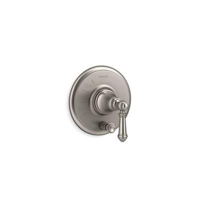 Artifacts Rite-Temp valve trim with push-button diverter and lever handle by Kohler