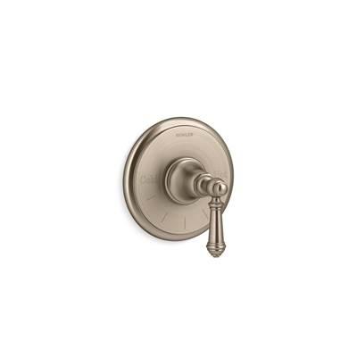 Artifacts MasterShower temperature control valve trim with lever handle by Kohler