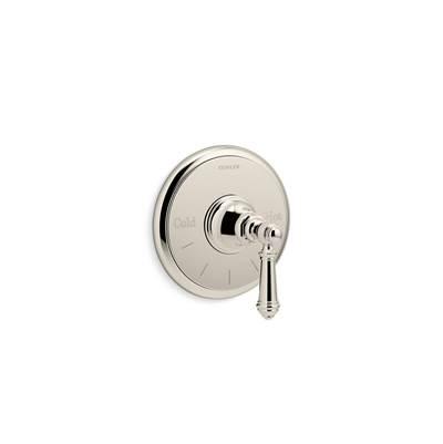 Artifacts MasterShower temperature control valve trim with lever handle by Kohler