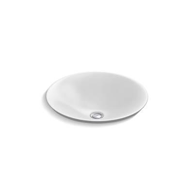 Carillon 17-3/4'' round drop-in bathroom sink, no overflow by Kohler
