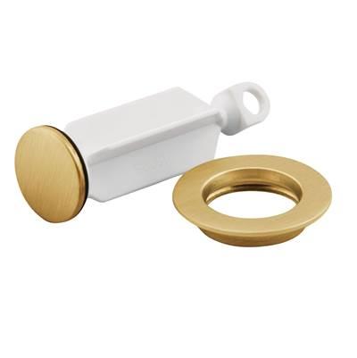 Replacement Bathroom Sink Drain Plug and Seat, Brushed Gold by Moen