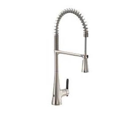 Spot Resist Stainless One-Handle Kitchen Faucet by Moen