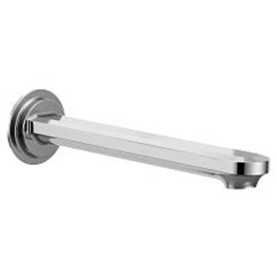 Chrome one-handle tub filler by Moen