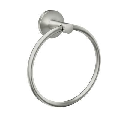Brushed Nickel Towel Ring by Moen
