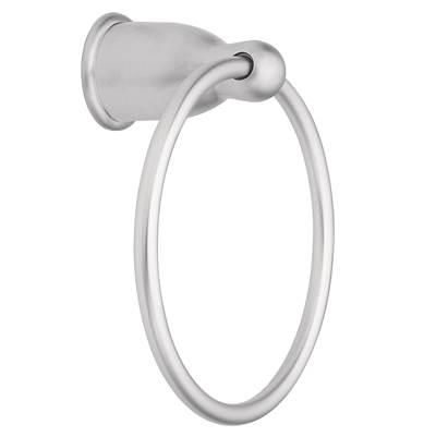 Brushed Chrome Towel Ring by Moen