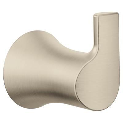 Brushed Nickel Single Robe Hook by Moen