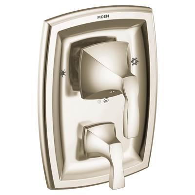 Voss Posi-Temp with Built-in 3-Function Transfer Valve Trim Kit, Valve Required, Polished Nickel by Moen