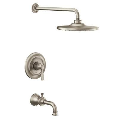Colinet M-CORE 2-Series Eco Performance 1-Handle Tub and Shower Trim Kit in Brushed Nickel (Valve Sold Separately)