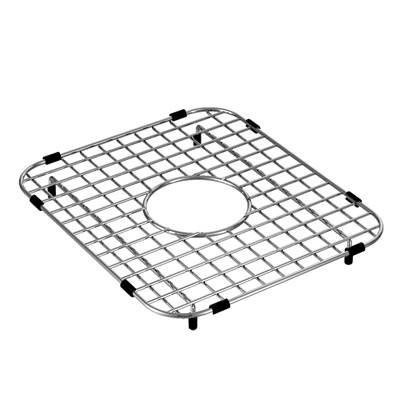 Center Drain Bottom 14'' X 12'' Sink Grid, Stainless Steel by Moen