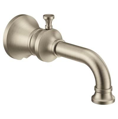Colinet Traditional Diverter Tub Spout with Slip-fit CC Connection in Brushed Nickel by Moen