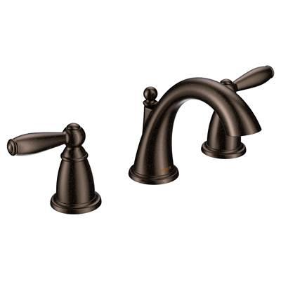 Brantford 8 in. Widespread 2-Handle High-Arc Bathroom Faucet Trim Kit in Oil Rubbed Bronze (Valve Sold Separately) by Moen