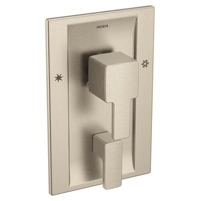 90 Degree Posi-Temp with Built-in 3-Function Transfer Valve Trim Kit, Valve Required, Brushed Nickel