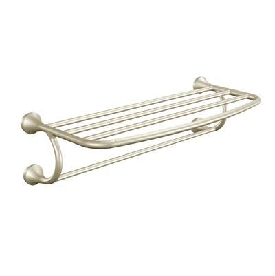Brushed Nickel Towel Shelf by Moen