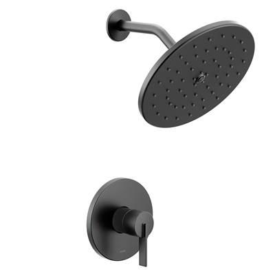 Cia M-CORE 3-Series 1-Handle Shower Trim Kit in Matte Black (Valve Sold Separately) by Moen