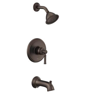 Dartmoor M-CORE 2-Series Eco Performance 1-Handle Tub and Shower Trim Kit in Oil Rubbed Bronze (Valve Sold Separately) by Moen