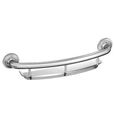 Chrome 16'' Grab Bar With Shelf by Moen