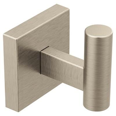 Brushed Nickel Single Robe Hook by Moen