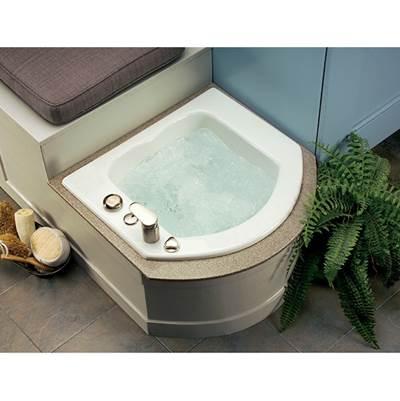 FOOT SPA 2 ACRYCLIC CXL DROP IN SOAKER - BISCUIT (26.5X24) by MTI Baths