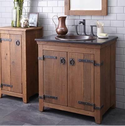 30'' Americana Vanity in Chestnut by Native Trails