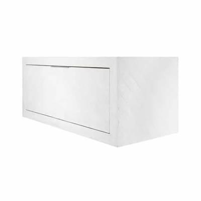 Vintner's Floating Vanity with Drawer in Blanc