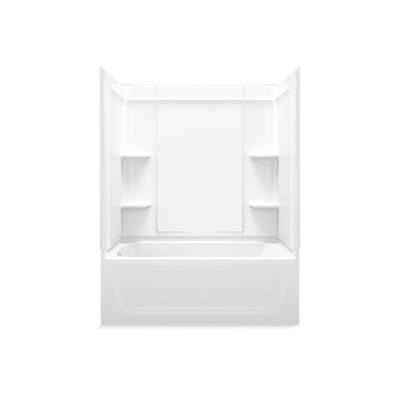 EnsembleE Medley 60'' x 32'' bath/shower with left-hand above-floor drain by Sterling Plumbing