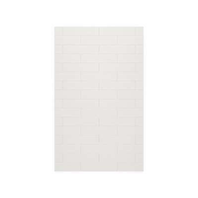 MSMK-7230-1 30 x 72 Swanstone Modern Subway Tile Glue up Bathtub and Shower Single Wall Panel in Birch by Swan
