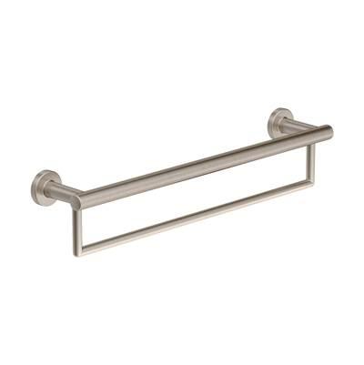 Dia 24 in. ADA Wall-Mounted Towel Bar in Satin Nickel