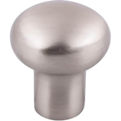 Aspen II Round Knob 7/8 Inch Brushed Satin Nickel by Top Knobs