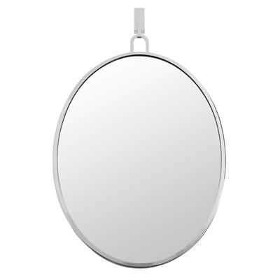 Stopwatch 22x30 Oval Powder Room Mirror - Polished Nickel by Varaluz