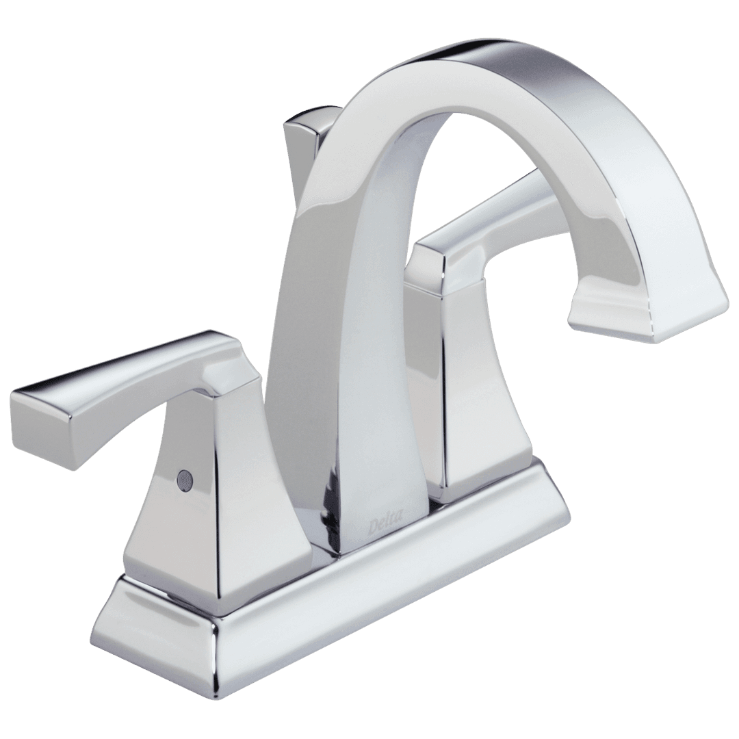DrydenE Two Handle Centerset Bathroom Faucet - Chrome by Delta Faucet