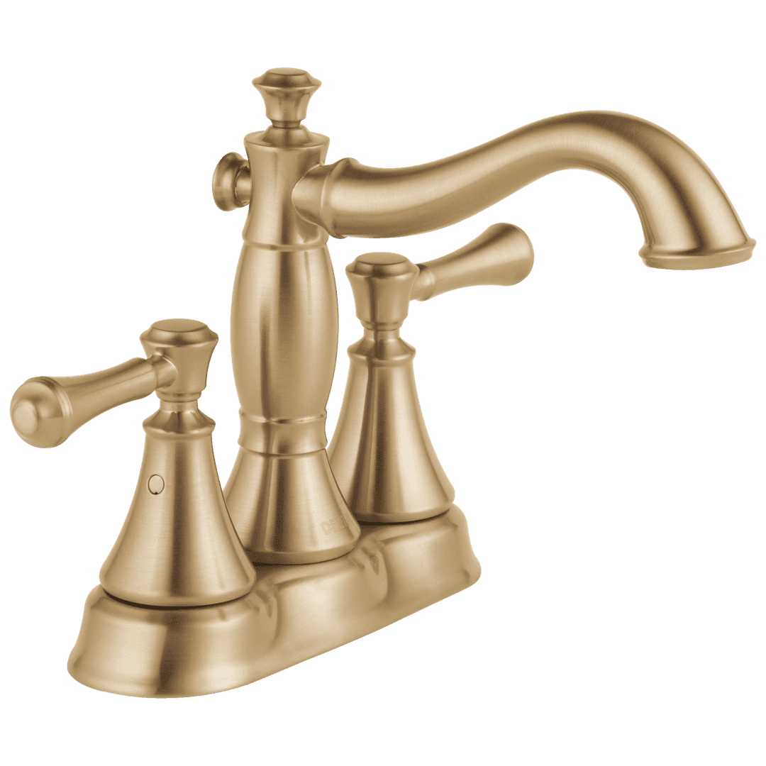 CassidyE Two Handle Centerset Bathroom Faucet - Metal Pop-Up by Delta Faucet