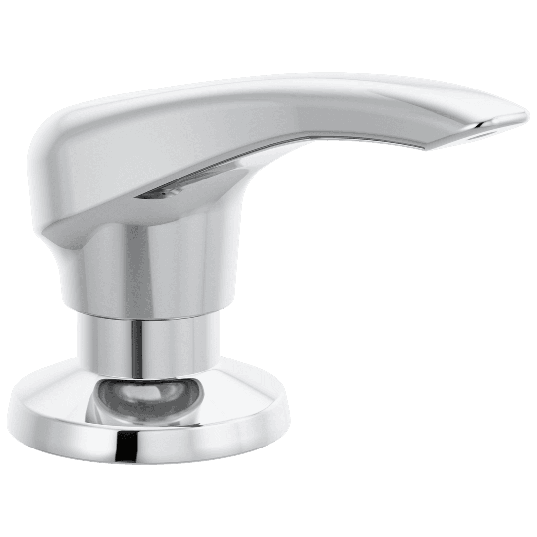 EsqueE Metal Soap Dispenser - Chrome by Delta Faucet