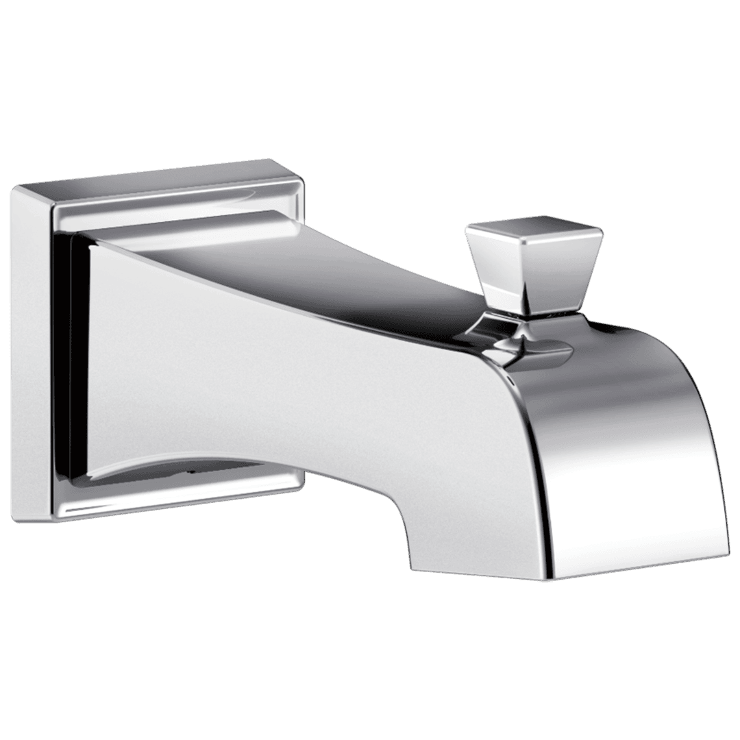 FlynnE Tub Spout - Pull-Up Diverter - Chrome by Delta Faucet