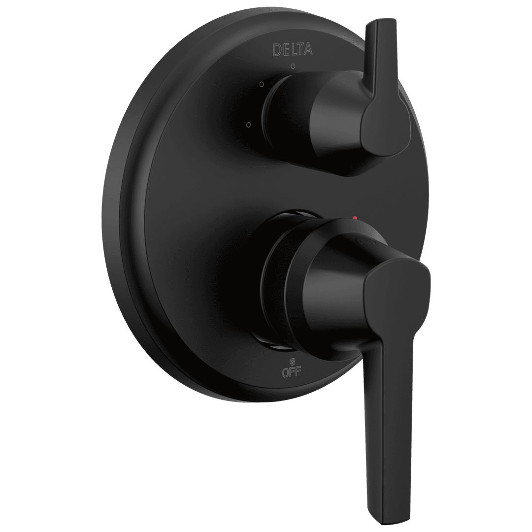GaleonE 14S Integrated Diverter Trim - 3 Setting - Matte Black by Delta Faucet