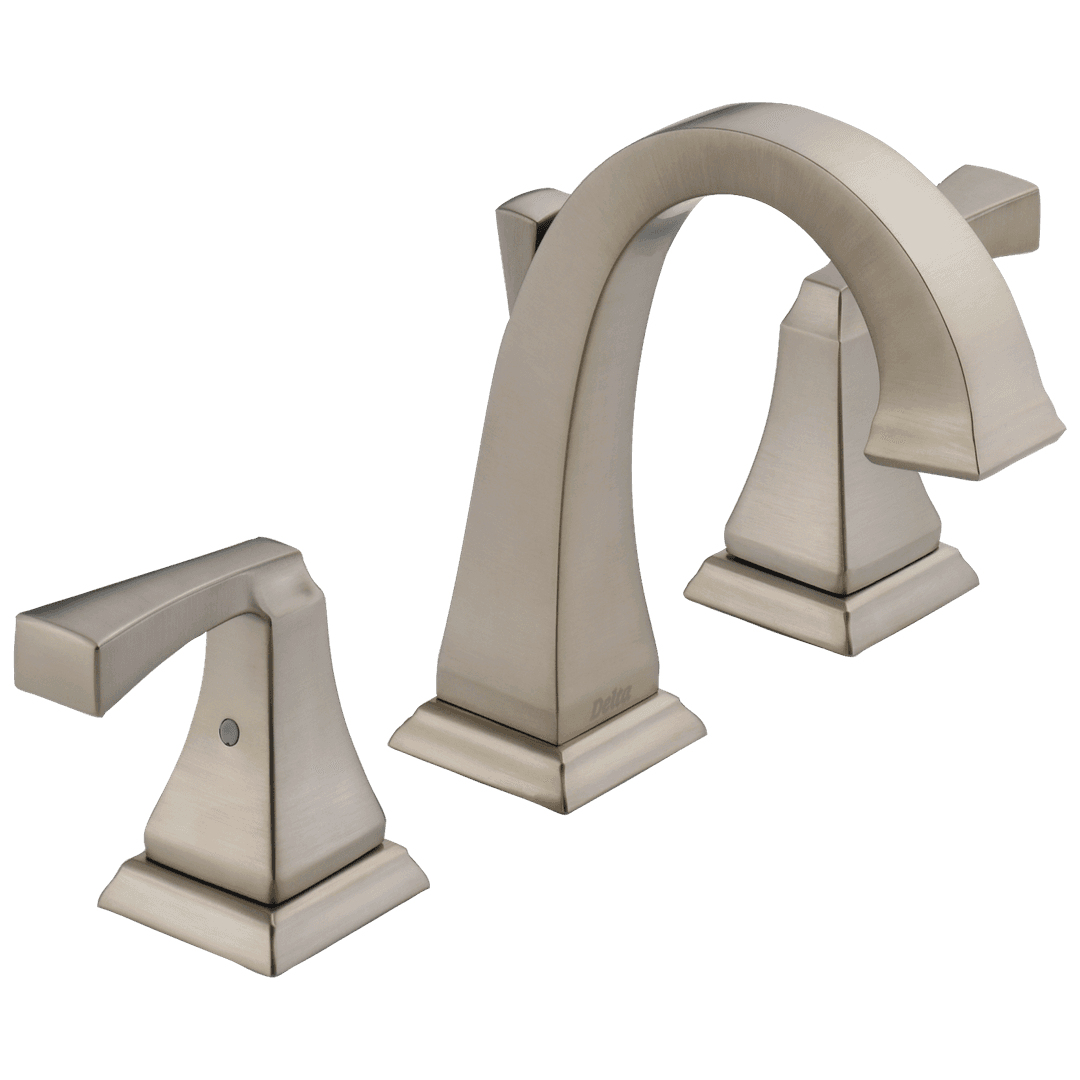 DrydenE Two Handle Widespread Bathroom Faucet - Stainless by Delta Faucet