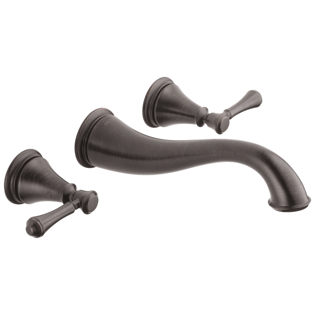 CassidyE Two Handle Wall Mount Bathroom Faucet Trim by Delta Faucet