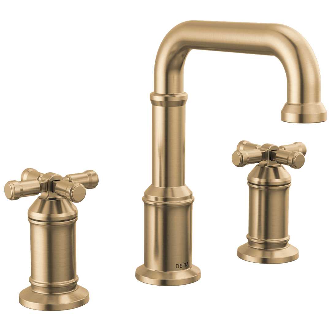 BroderickE Two Handle Widespread Bathroom Faucet by Delta Faucet