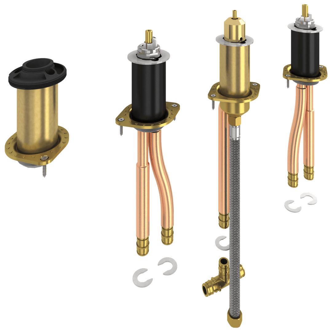 Classic Roman Tub with Hand Shower Rough with Hand Shower- PEX Cold Expansion by Delta Faucet