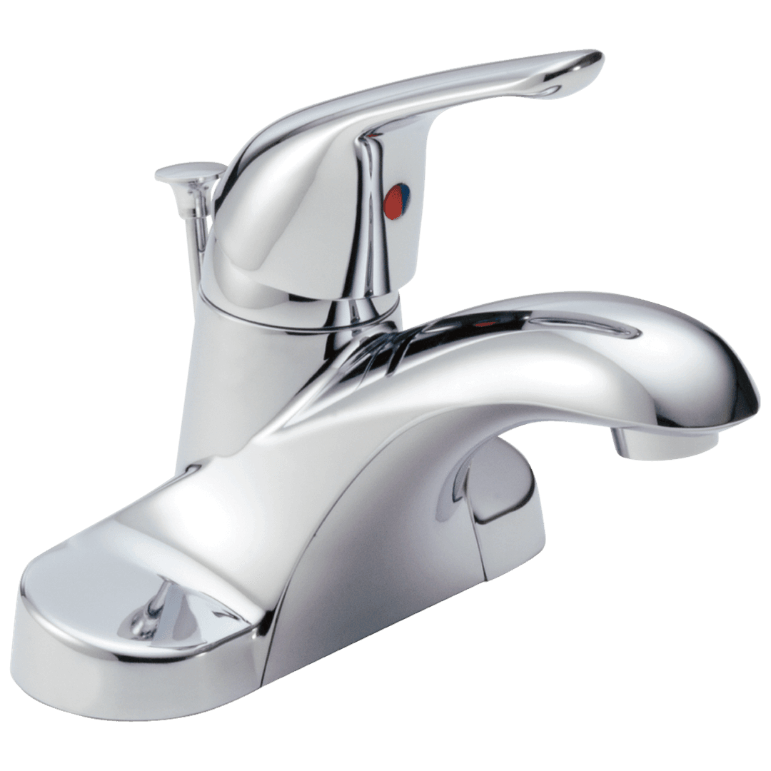 Foundations Single Handle Centerset Bathroom Faucet - Chrome by Delta Faucet