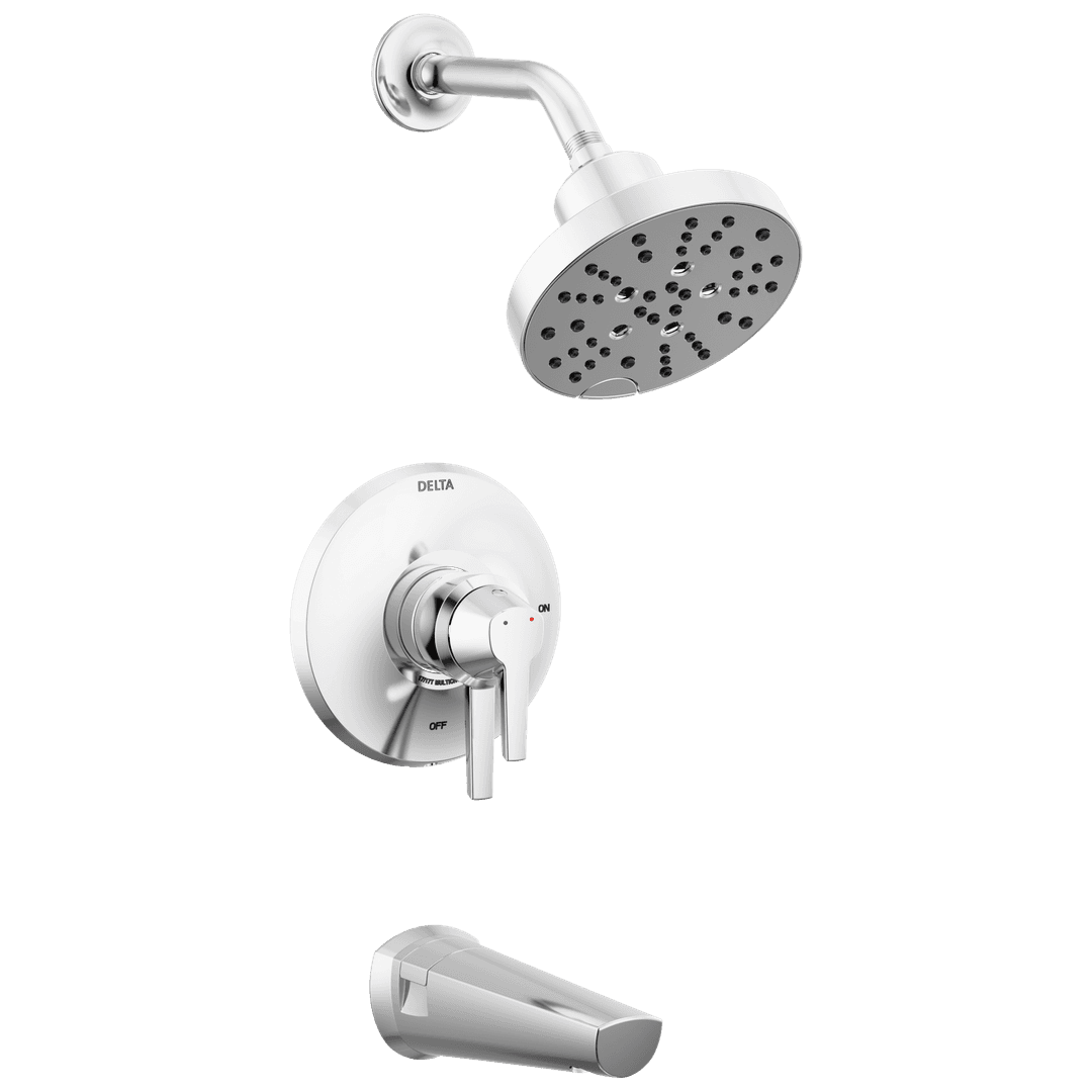 Delta Faucet Galeone 17s Tub Shower Trim With H2okinetic - Lumicoat - Chrome by Delta Faucet