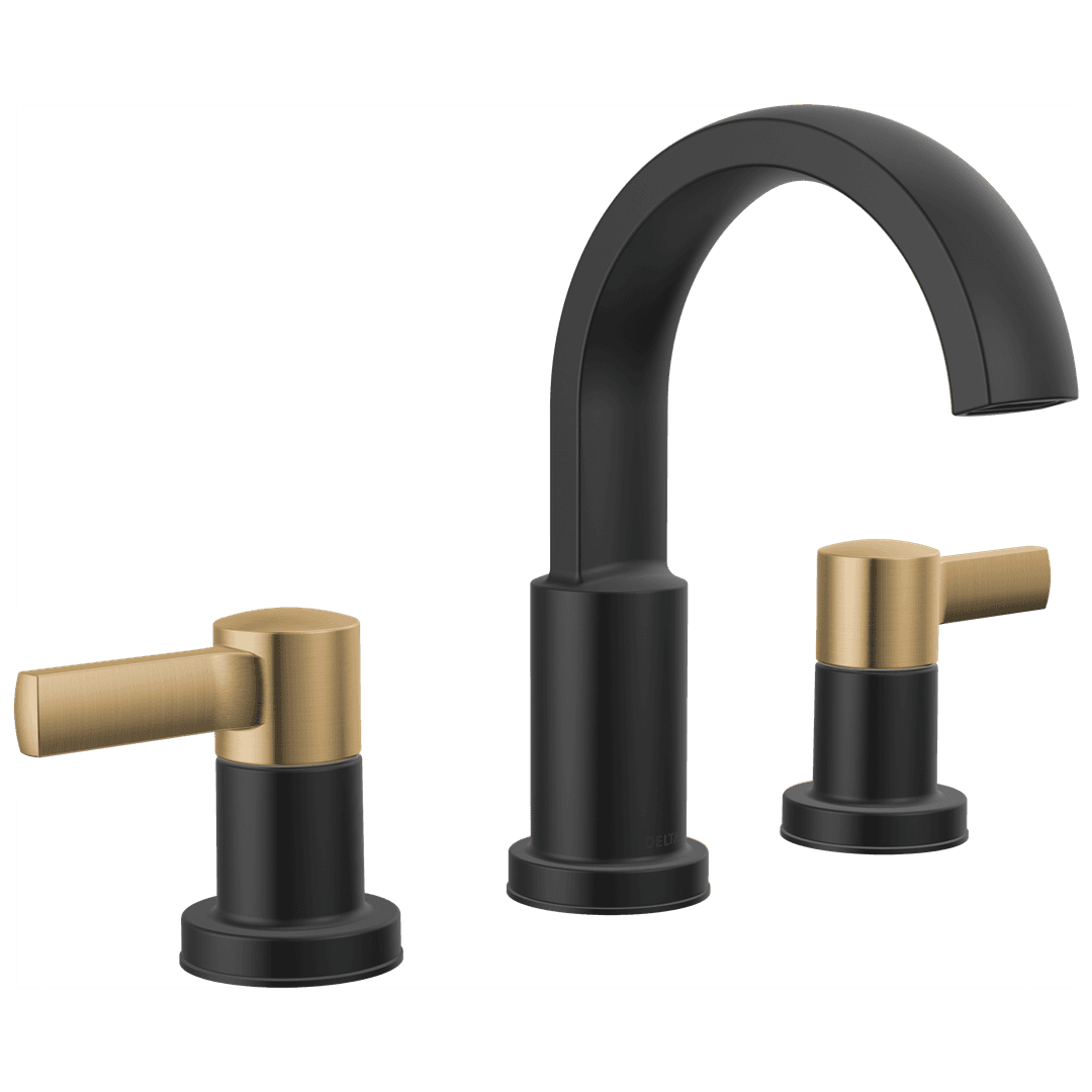 AlbionE Two Handle Widespread Bathroom Faucet by Delta Faucet