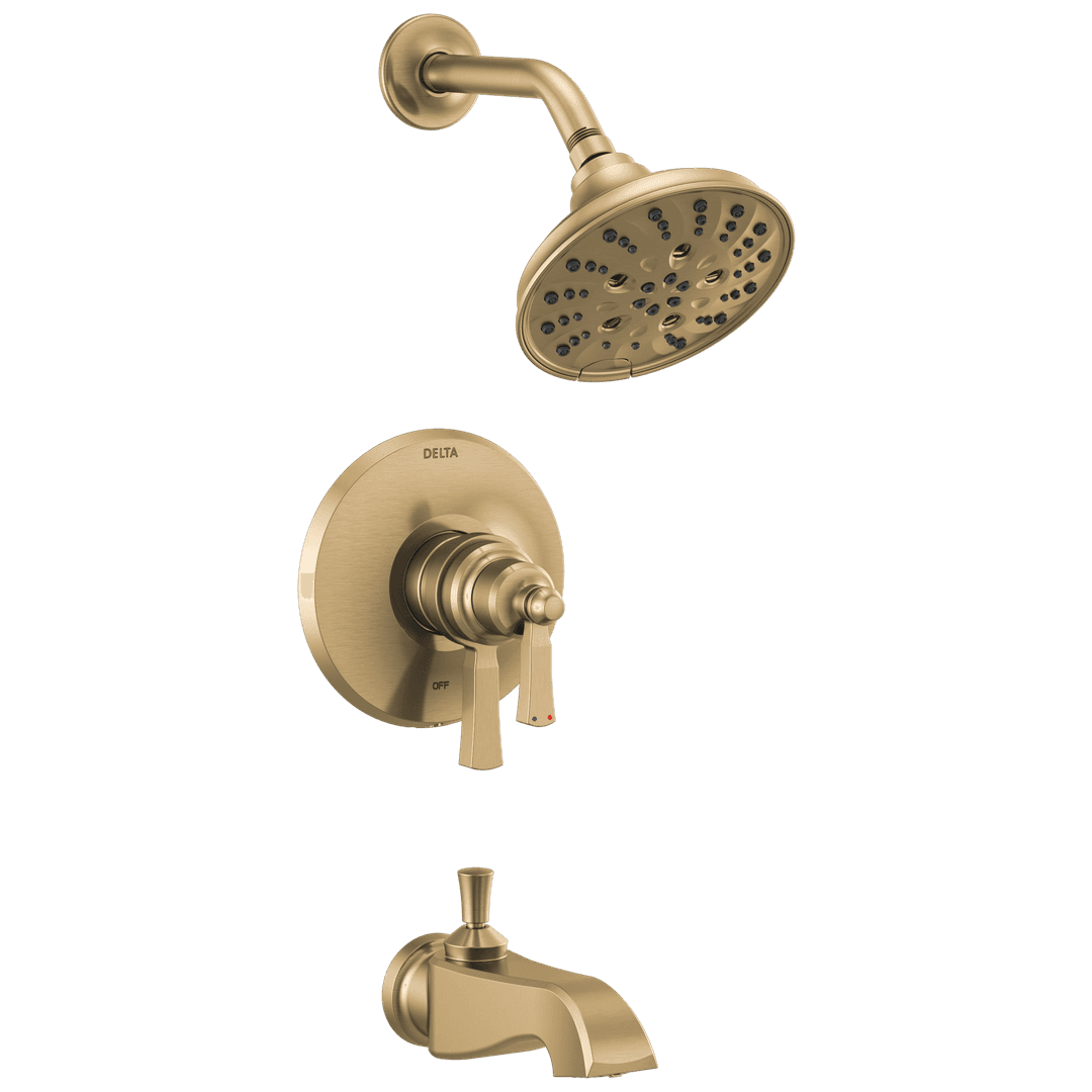 DorvalE Monitor 17 Series Tub & Shower Trim - Champagne Bronze by Delta Faucet