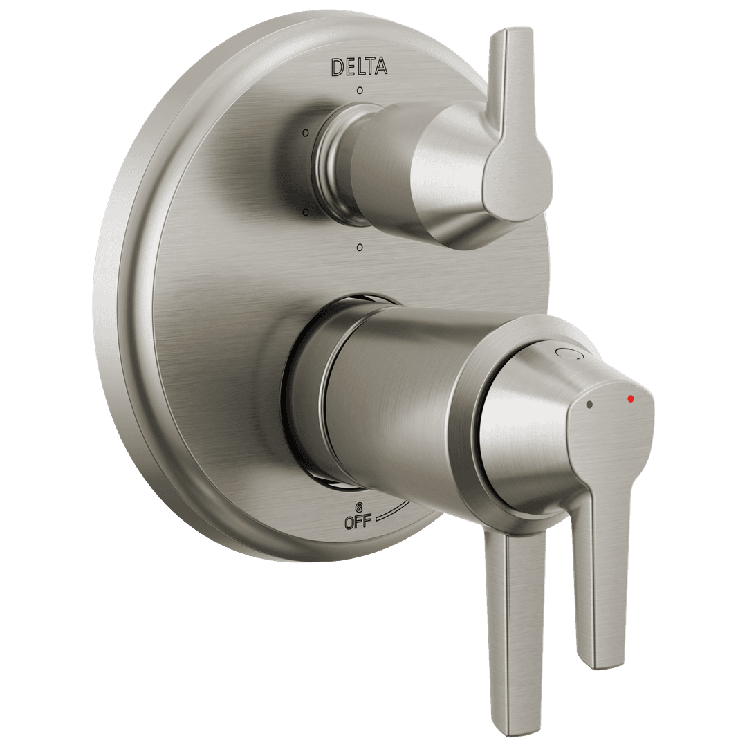 Delta Faucet Galeone 17T S Integrated Diverter Trim-6 Setting - Lumicoat Stainless by Delta Faucet