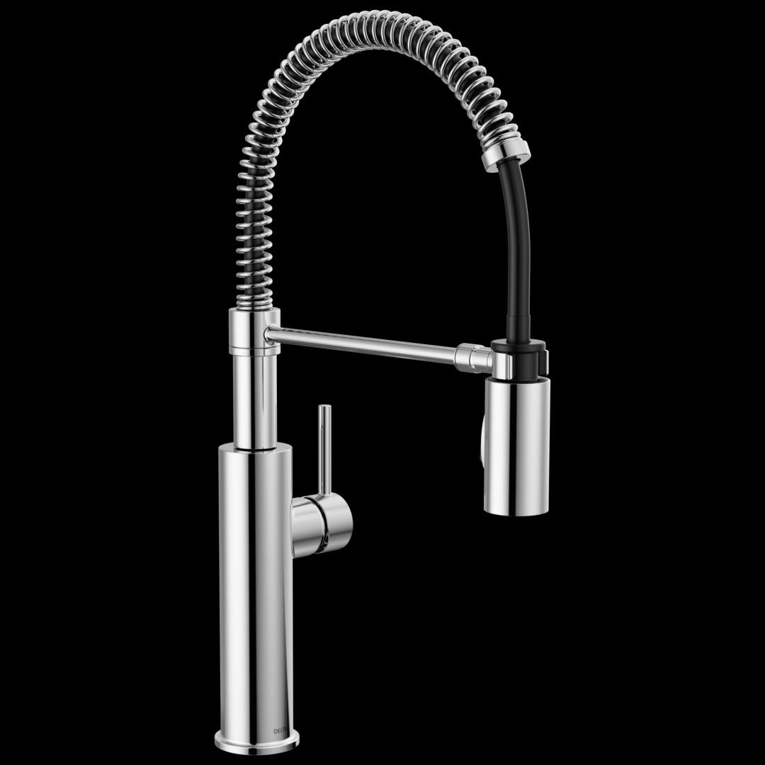 AntoniE Single-Handle Pull-Down Spring Kitchen Faucet by Delta Faucet