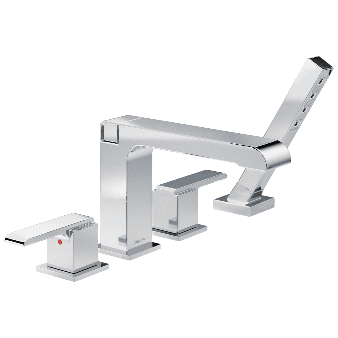 Ara Roman Tub with Hand Shower Trim by Delta Faucet