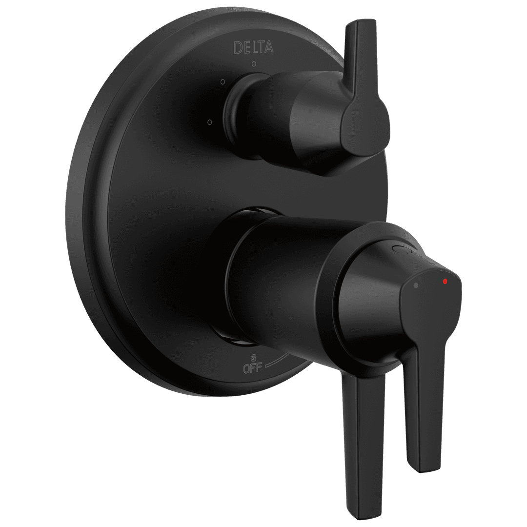 Delta Faucet Galeone 17T S Integrated Diverter Trim-3 Setting - Matte Black by Delta Faucet